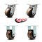 Service Caster 4 Inch Kingpinless High Temp Phenolic Wheel Swivel Caster Swivel 2 Rigid, 2PK SCC-KP30S420-PHRHT-2-R-2 - alternate 4